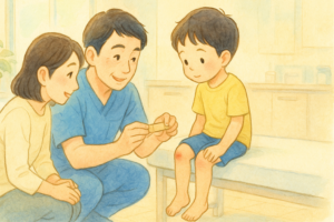 小児外科医の傷の手当