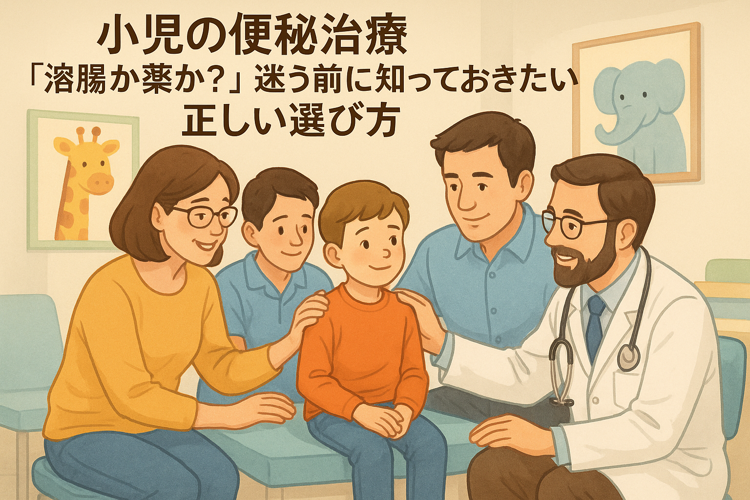 小児の便秘治療の考え方