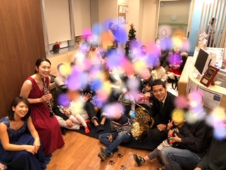 令和元年12月21日（土）、第2回「親子でクリスマスコンサート＠小森こどもクリニック」を開催いたしました。