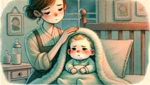 鼻水が苦しくて眠れない子供