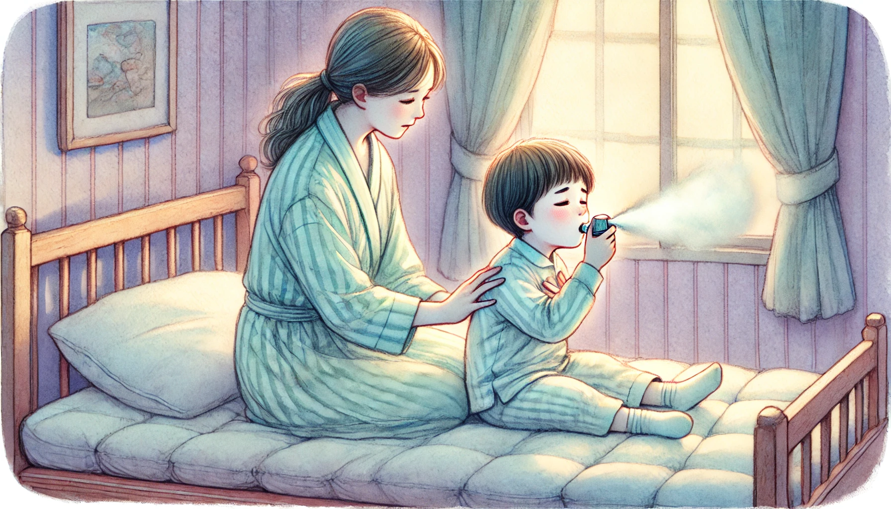 咳が続く秋、子どもの喘息症状にどう対処すべきか？早めの対応が大切！